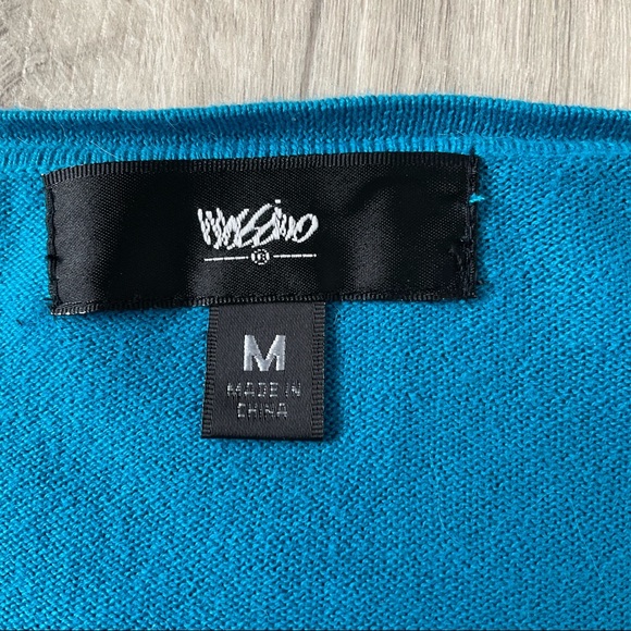 Like New Mossimo  Bright Cerulean Blue Cardigan Size M 100% cotton - Picture 10 of 15